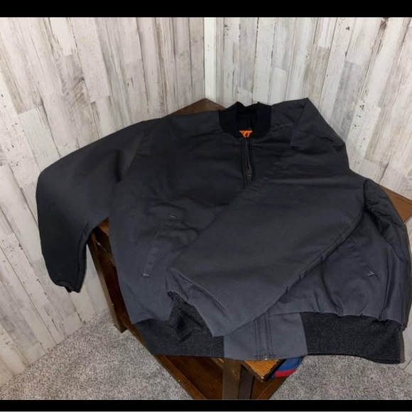 Men's Classic Black Bomber Jacket - Picture 1 of 4